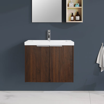  Armoire de salle de bain murale avec lavabo
