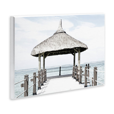 Plaque murale Jetty At Noon Coast, design par Noah Bay