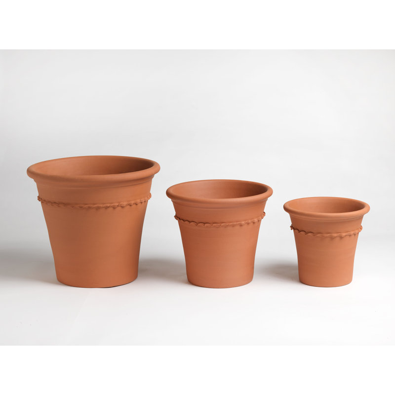 Kitchen Planter Pie Crust, 30" H x 33" W x 33" D