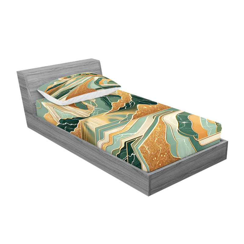 Microfiber Sheet Set, Twin XL Sheet Set with 1 Pillowcase