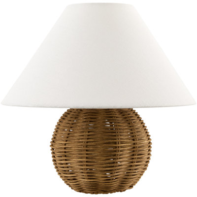 Chemise Rattan 10" Mini Table Lamp