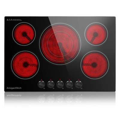 Electric Cooktop 30 inches 5-Burner Built-In