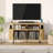 Mid-Century Turntable Stand With Sliding Doors - Large Vinyl Record Storage Cabinet For Living Room & Bedroom-61306265