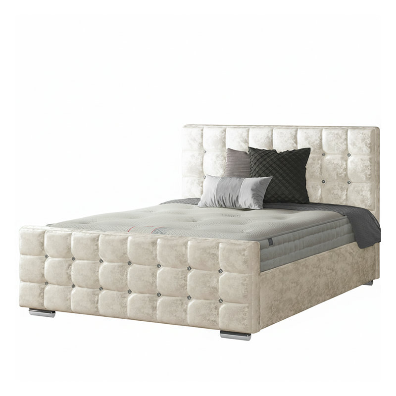 Owsley Upholstered Bed, Cream, Super King (6')