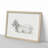 A Resting Goat by Jean Bernard - Single Picture Frame Print-55450876-55450872