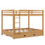 Bunk Bed With Ladder And Trundle-1071295167