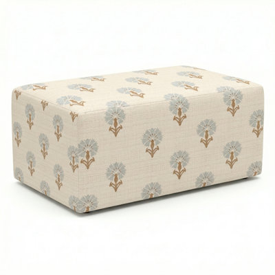 Berlin Gardens Lilly Hive 18X30x13 Rectangle Pouf