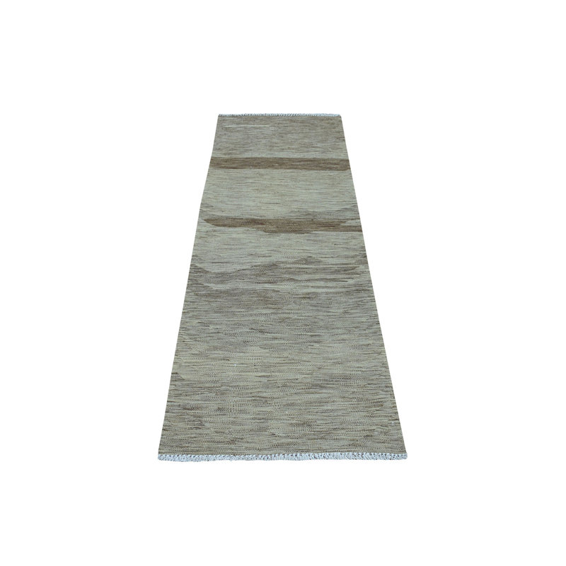 Tapis de la surface en laine de couloir 2 pi 3 po x 6 pi 4 po one-of-kind à la main noué la Aithley