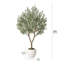 Olive artificielle 8 pi avec pot de fleurs Adcock