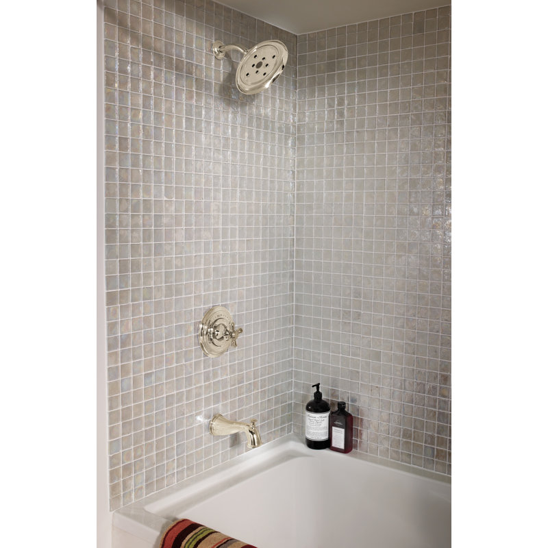 Garniture de baignoire et douche Cassidy MultiChoice (R) 14 Series, Nickel poli brillant