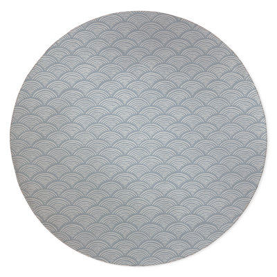 Rolling Waves Non-Slip Outdoor Rug
