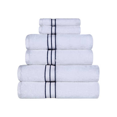 Madison Park Signature - Turkish Cotton 6 Piece Bath Towel Set - Blue