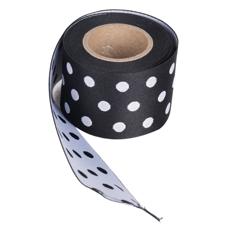 Ruban à pois, Noir