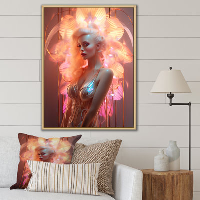 " Subtle Sensuality Pink Cabaret Dancer "