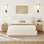 Lit plateforme tapissier Modern Boucle