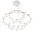 Netto 33 - Light Dimmable LED Tiered Chandelier