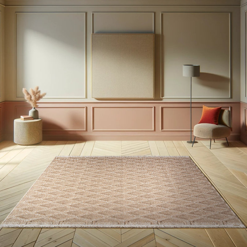 Petroni Cotton Geometric Rug, Runner 3'4" x 16'5"