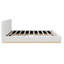 Lit plateforme tapissier avec base en bois massif Wirae-128707985