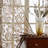 Floral Bari Gauze Window Drapes Privacy Grommet Curtains Panels Light Filtering Drape (Set of 2)-254498477