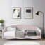 Lit de jour simple en velours Arwilla-324769067