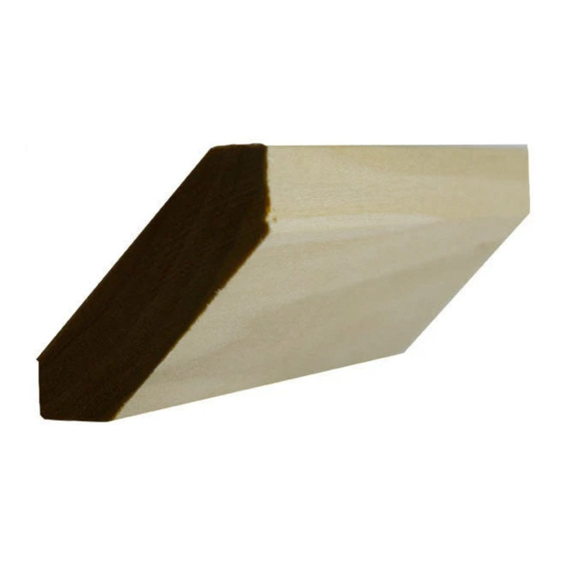 EWCR37 Crown Unfinished, Poplar, 2.75" H x 0.75" W x 42" D