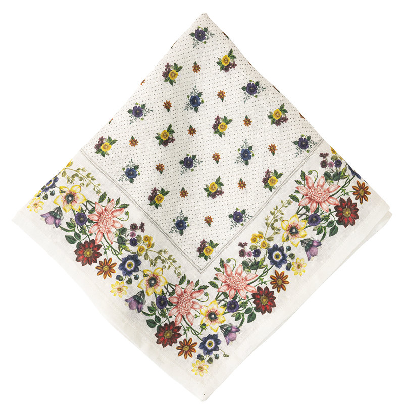 Mirabelle Napkin, White/Yellow/Blue