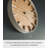 Rin Yamazaki Home Wall Clock, Modern Wood Home Decoration, Steel + Wood, Step Motion Second-46492070
