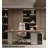 Italian Minimalist Walnut Wood Grain Desk-1163902079