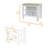 Brooklyn  Kitchen Island, Three Concealed Shelves-1194471869