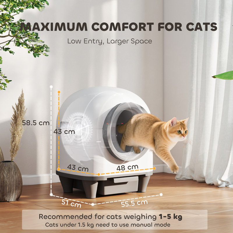 Polypropylene Self-Cleaning Litter Box