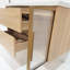 35.8'' Single Bathroom Vanity with White Ceramic Countertop, Floating Vanities with Solid Wood, Not Assembled Need