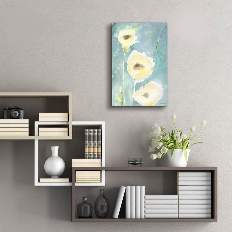 «Teal Tones» par Sheila Golden, H 24 po x l 16 po x P 0,2 po