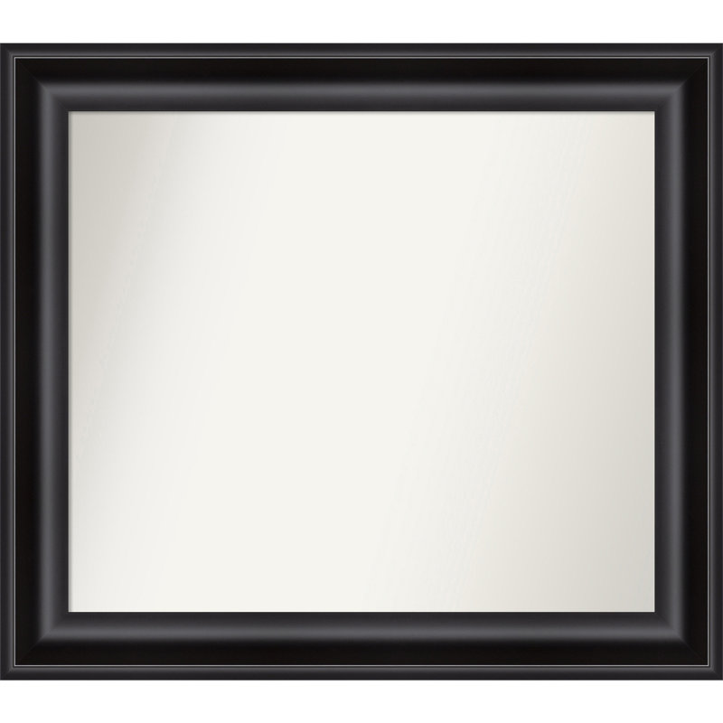Miroir d'appoint mural en plastique Churchton, 29,75 po x 33,75 po