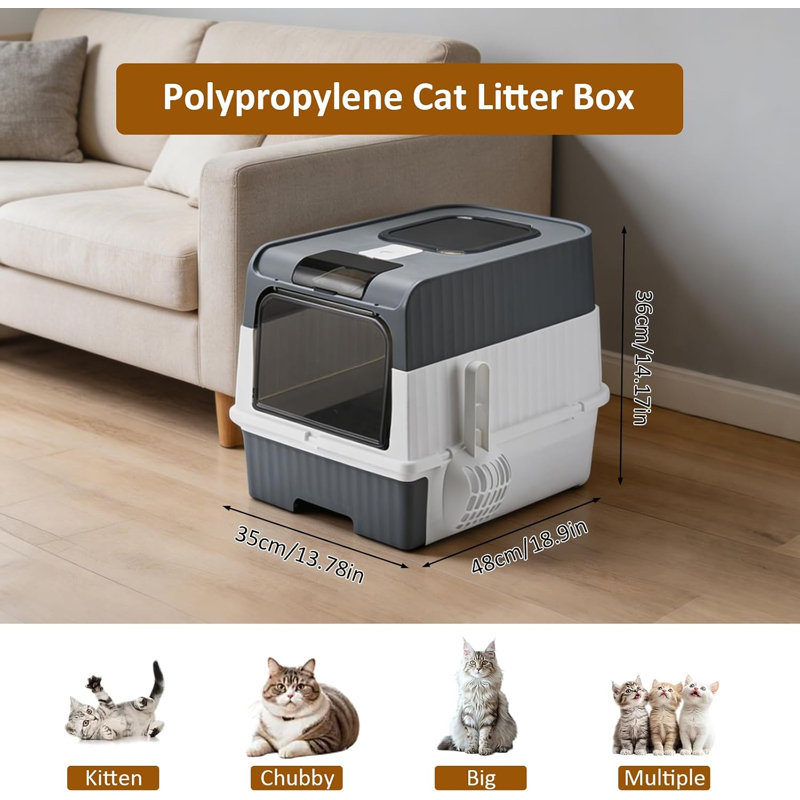 Polyethylene Plastic Litter Box Enclosure