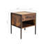 Table de chevet de style industriel
