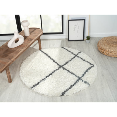 Shaggy Lush Diamond cream Rug