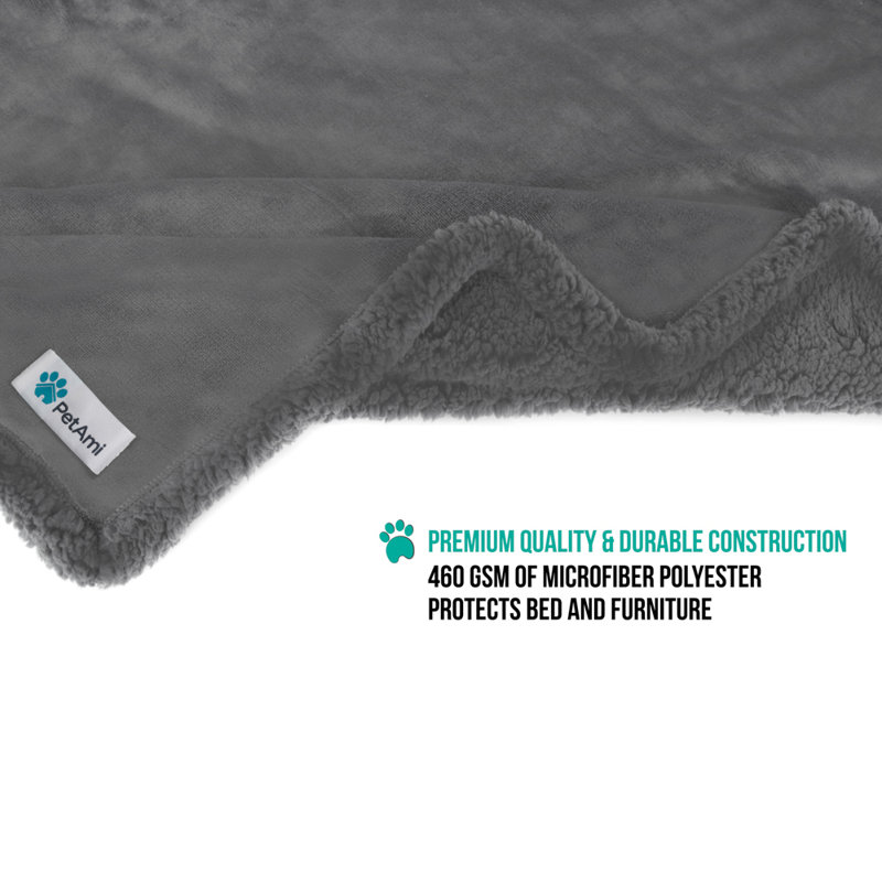 Couverture en polyester imperméable, Gris charbon