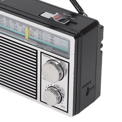 AM FM SW Radio Shortwave Multi Band Outdoor Travel Portable Retro Multifunctional Player