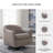 Marylin Upholstered Swivel Accent Chair