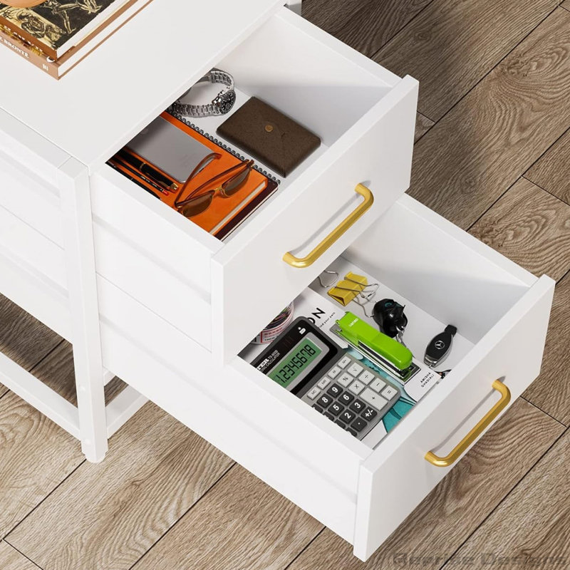 Bureau d'ordinateur 55 pouces avec huche
