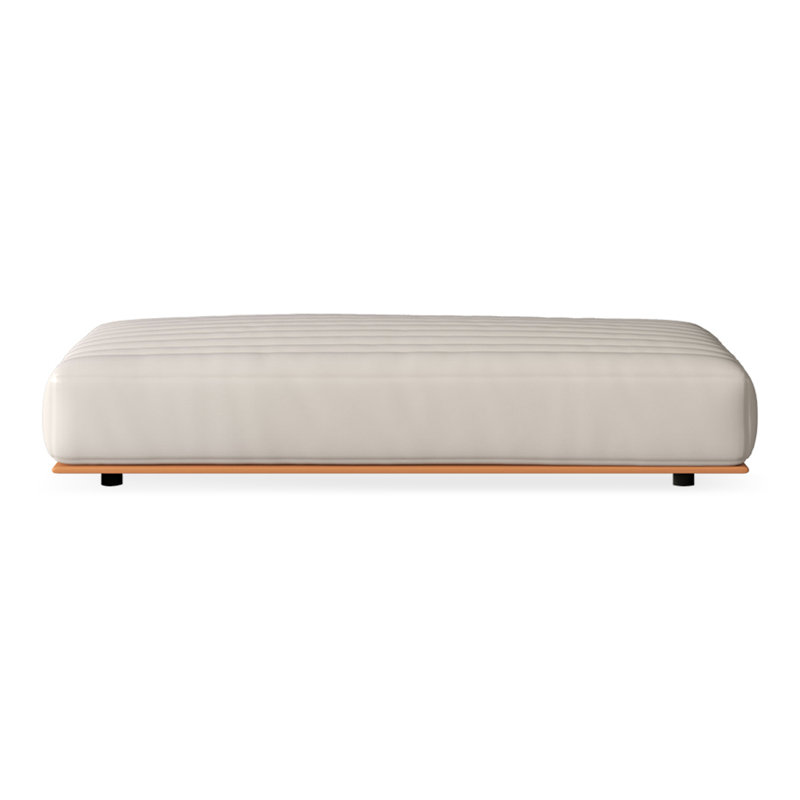 Upholstered Bench, Ivory
