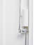 Armoire de rangement pliante en métal blanc