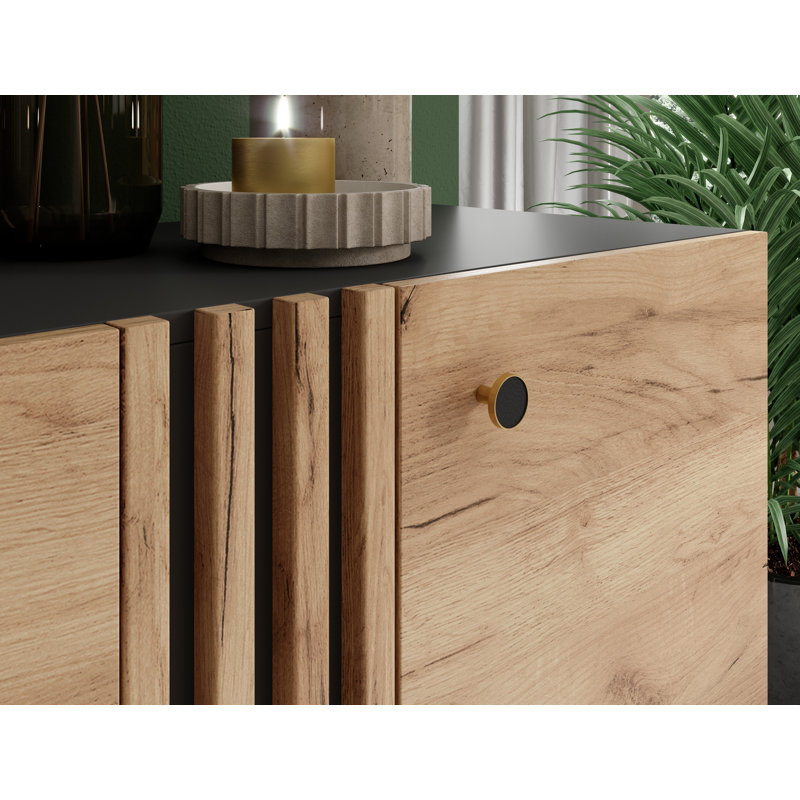 56cm W Manufactured Wood Bedside Table