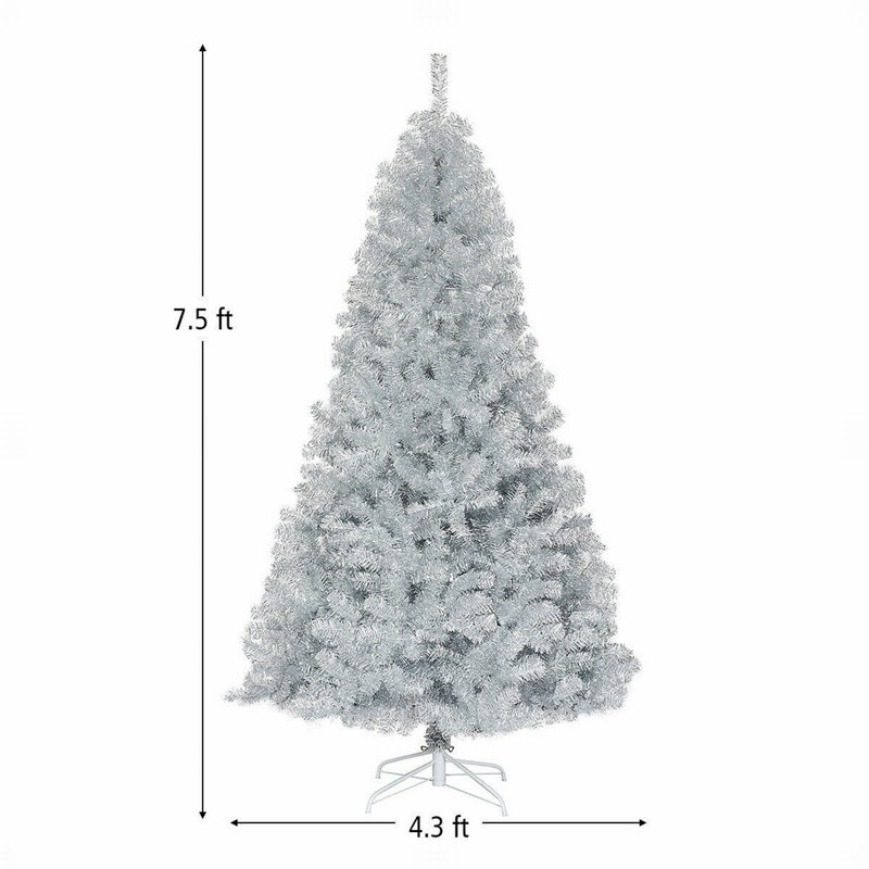 Arbre de Noël argenté 90 g / 90