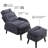 Jonilda Upholstered Accent Chair and Ottoman with  Adjustable Backrest-100537711