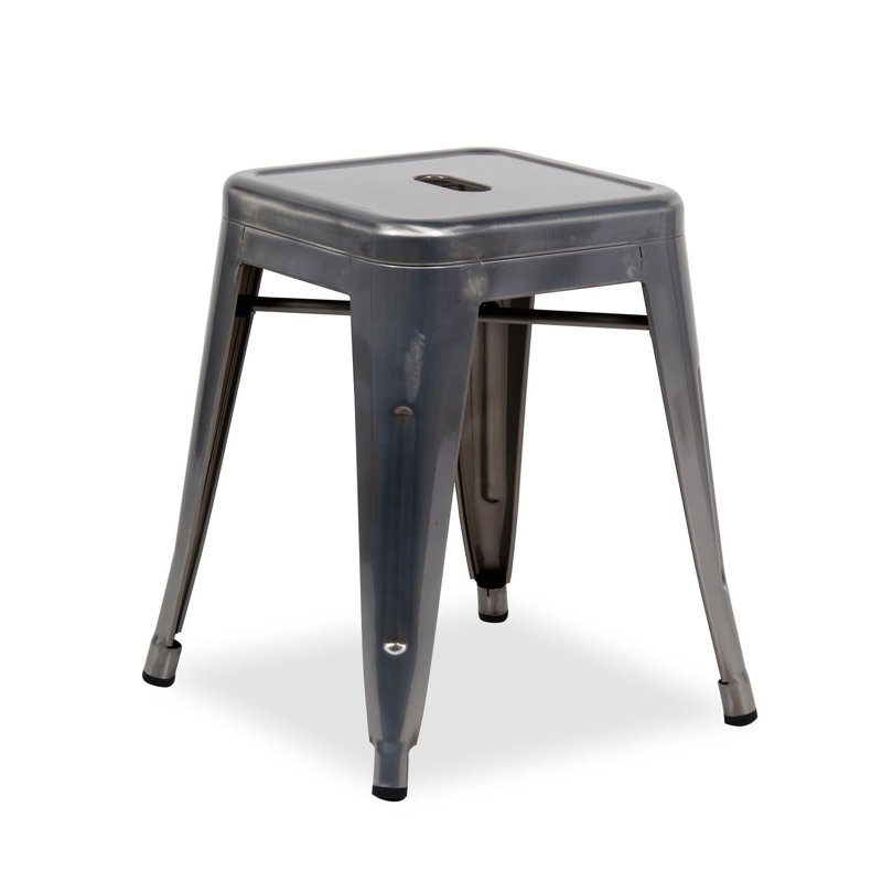 Tabouret de rangement en métal Bryden, Bronze