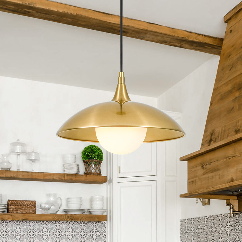 1 - Light Brass Pendant