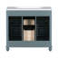 Armoire de salle de bain moderne avec lavabo en résine