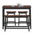 Castillo 4 - Person Solid Wood Top Four Leg Dining Set-1146582158