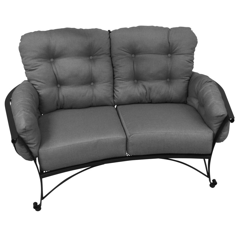 Ussery 68'' Wide Loveseat with Cushions, Rumour Bamboo